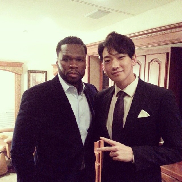 rain & 50 cent / راين