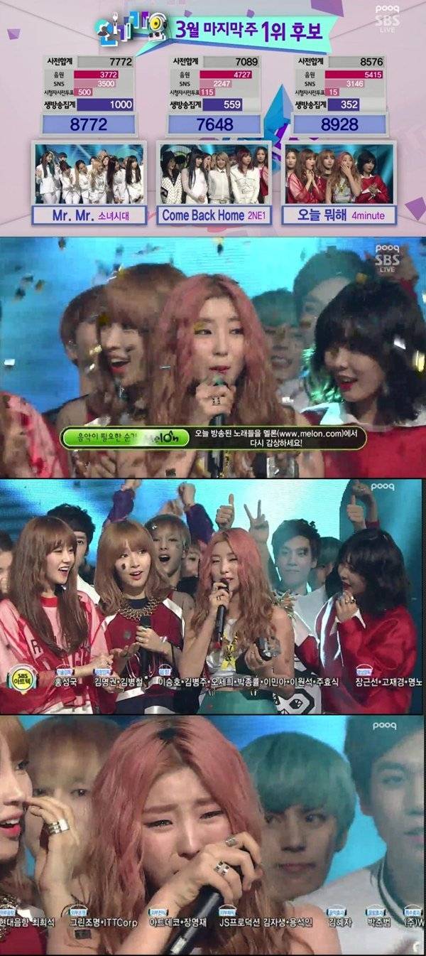 2NE1-4minute-Girls-Generation 1