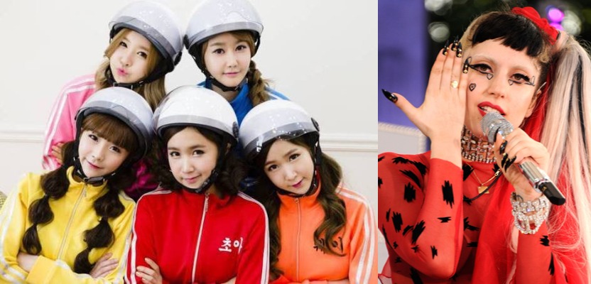 lady gaga and crayon pop