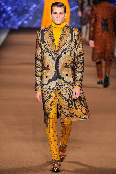 Etro mustard turtleneck