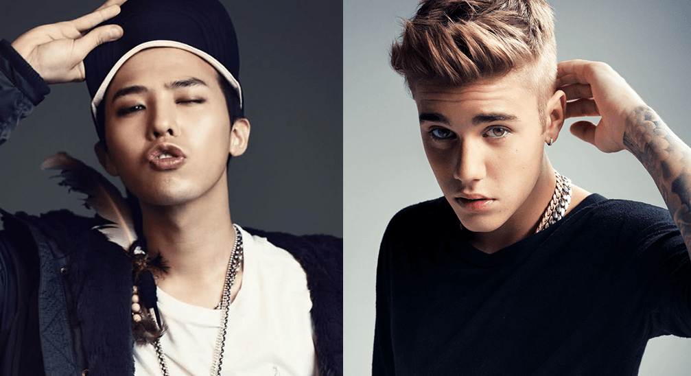 g-dragon and justin