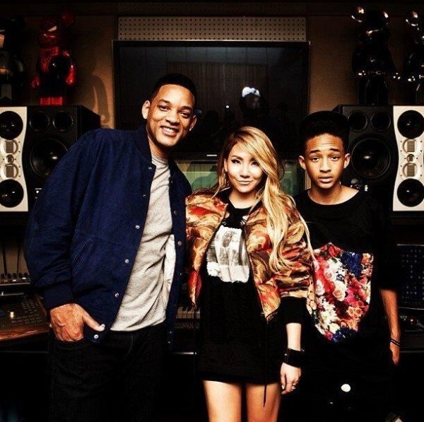 CL with Will and Jaden Smith