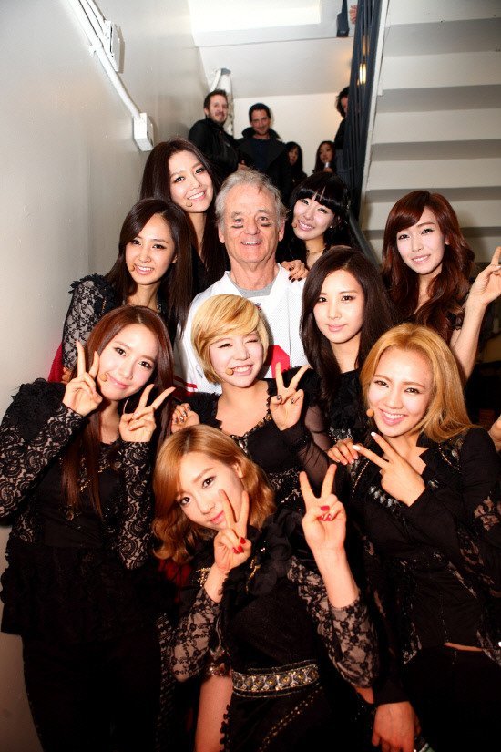 Girls' Generation & Bill Murray