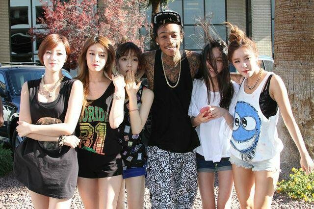 T-ARA & Wiz Khalifa