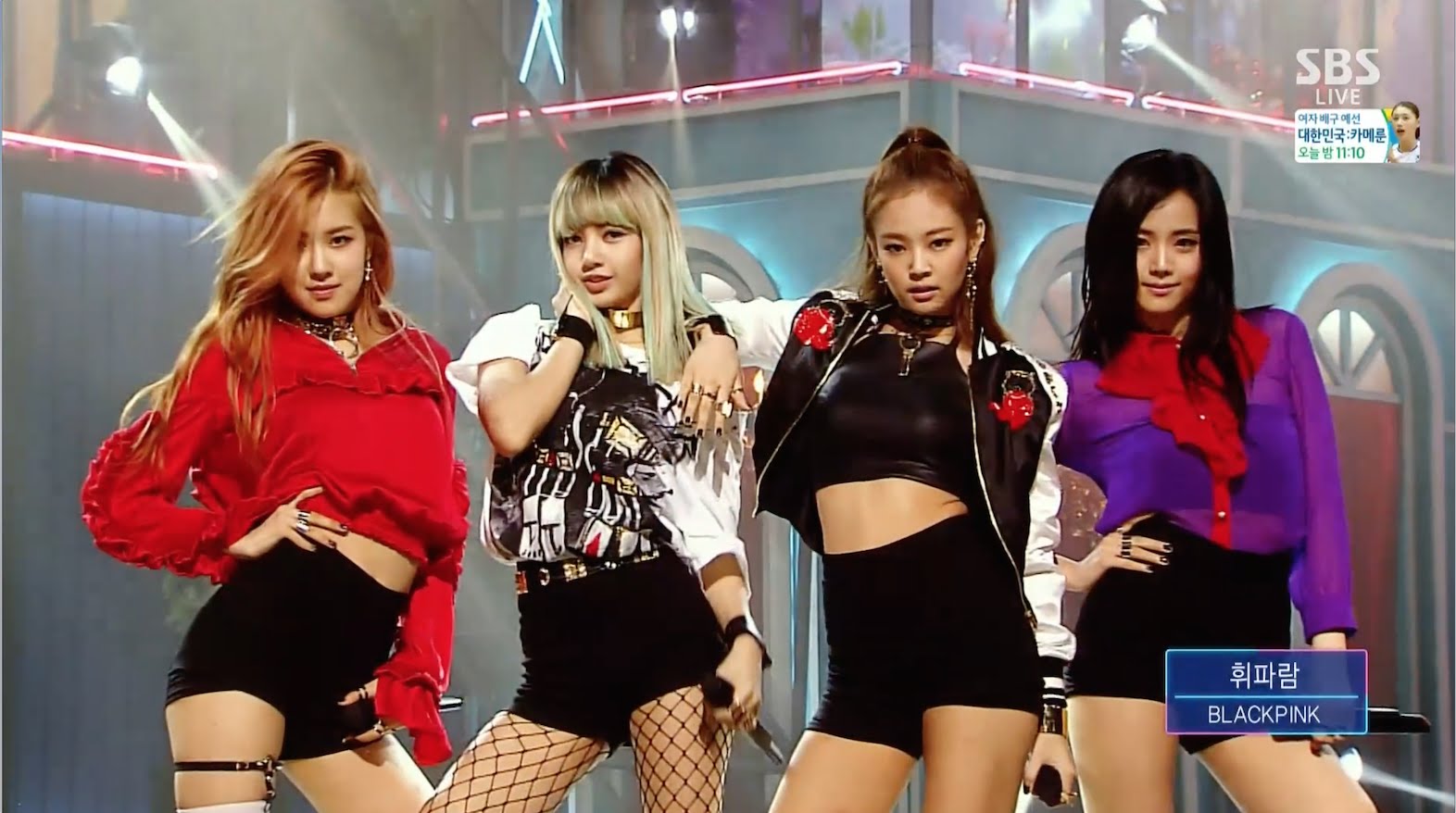 black pink Inkigayo